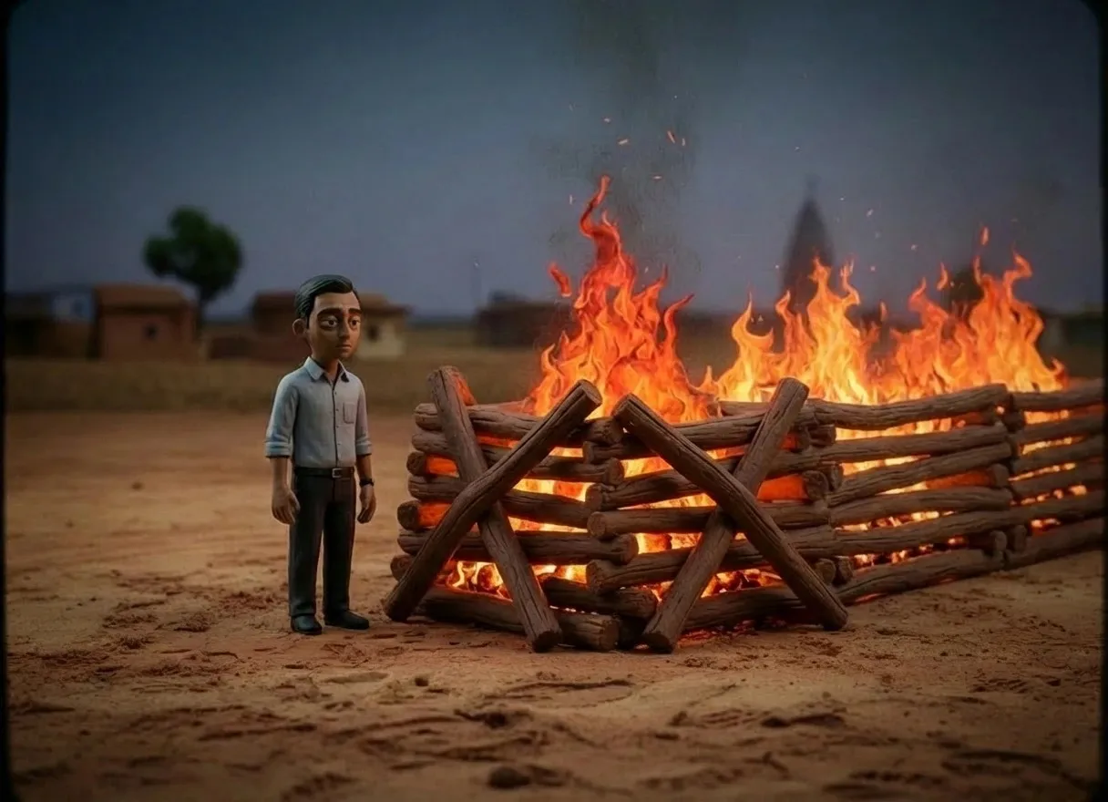 The pyre.